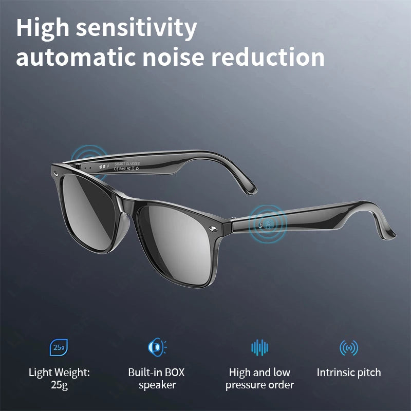 LIGE Smart Glasses – AI Real-Time Translator with Bluetooth Calling, Music & Sport Fitness Features