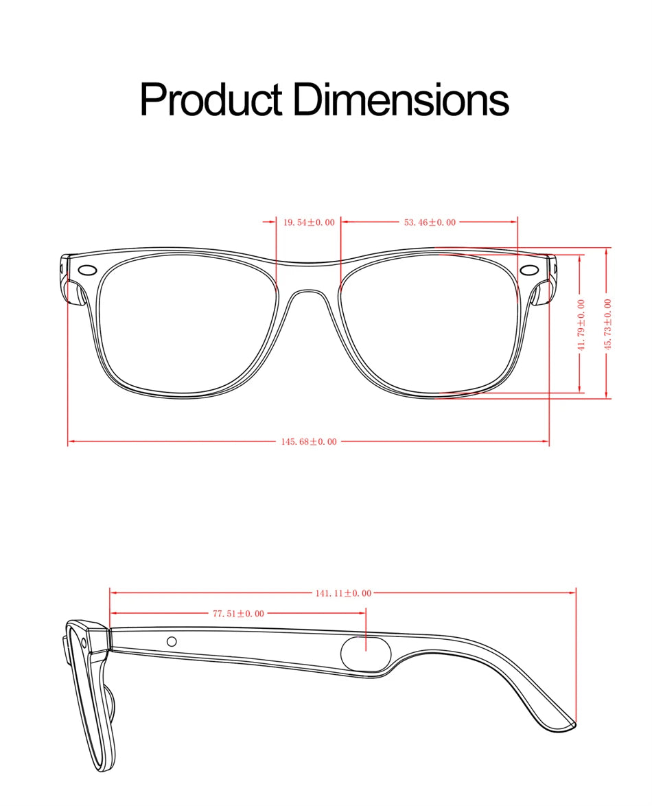 LIGE Smart Glasses – AI Real-Time Translator with Bluetooth Calling, Music & Sport Fitness Features