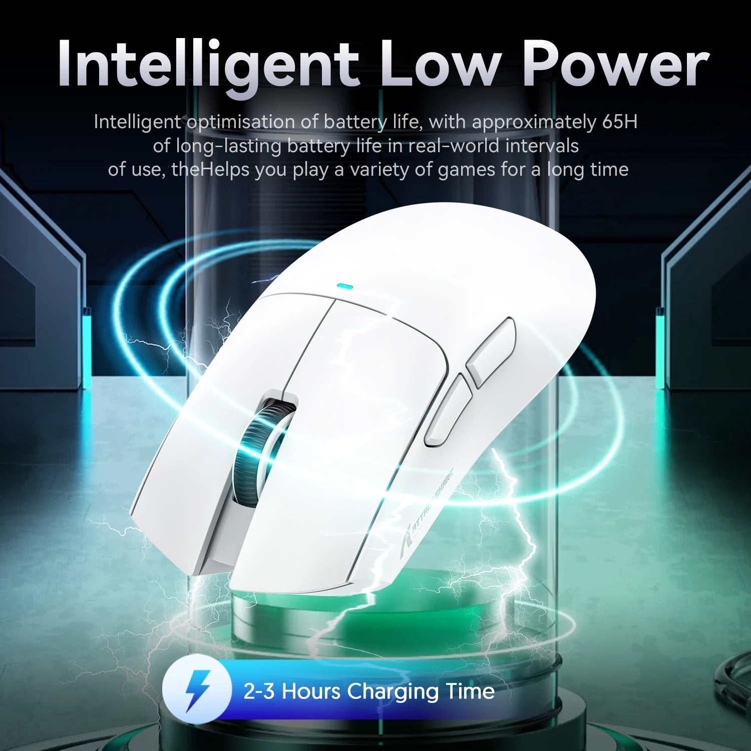 Attack Shark X11 PAW3311 Wireless Gaming Mouse – Tri-Mode (2.4GHz, Wired, Bluetooth), 22K DPI, RGB