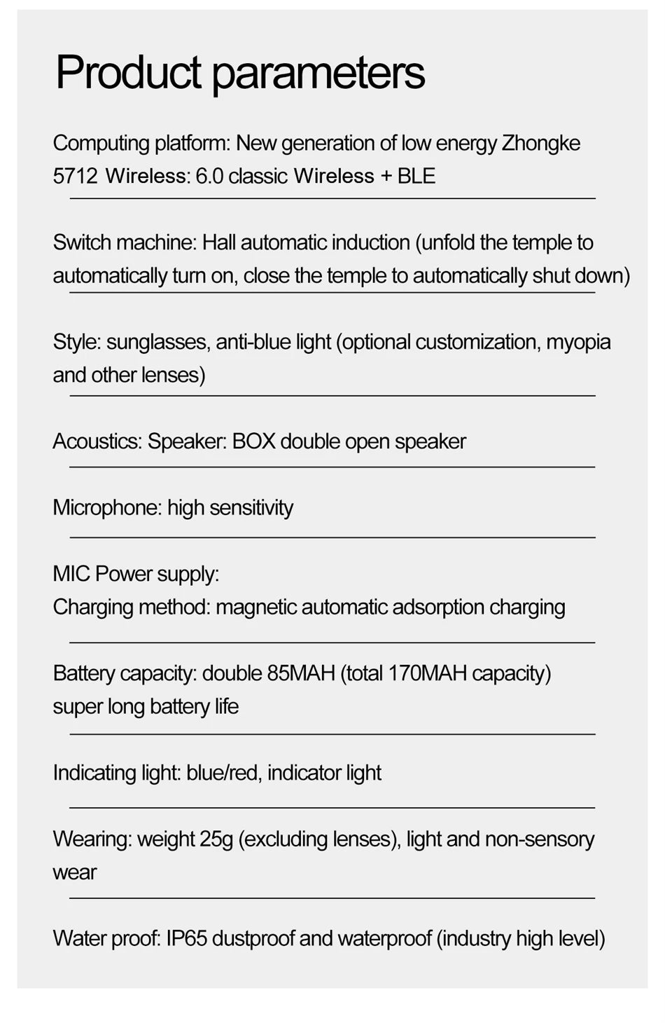 LIGE Smart Glasses – AI Real-Time Translator with Bluetooth Calling, Music & Sport Fitness Features
