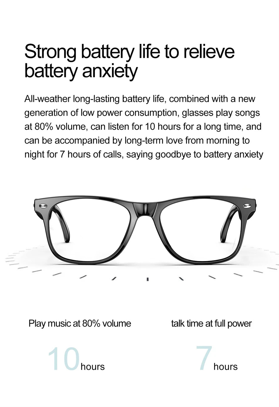 LIGE Smart Glasses – AI Real-Time Translator with Bluetooth Calling, Music & Sport Fitness Features