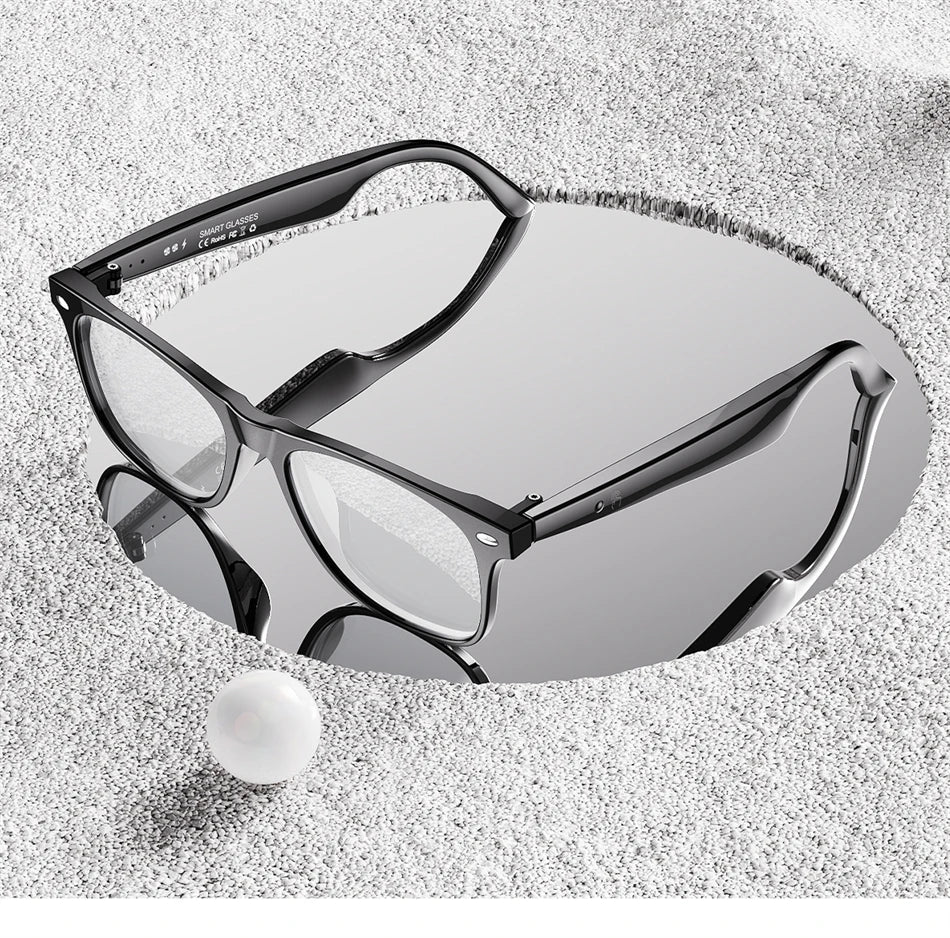 LIGE Smart Glasses – AI Real-Time Translator with Bluetooth Calling, Music & Sport Fitness Features
